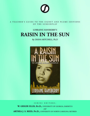Raisin In The Sun TG - Penguin Random House