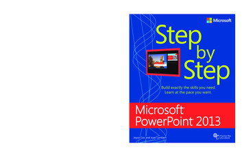 Microsoft PowerPoint 2013 Step By Step