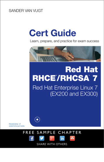 Red Hat Cert Guide