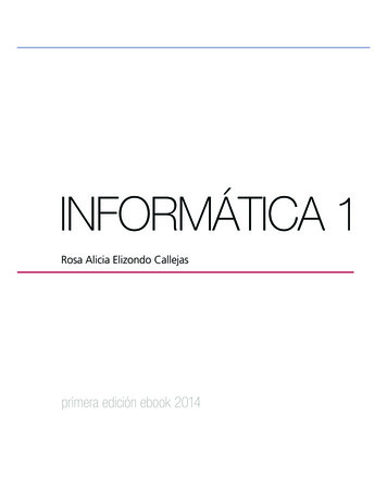INFORMÁTICA 1 - Editorial Patria