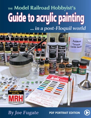 THE Model Railroad Hobbyist’s Guide To Acrylic Painting