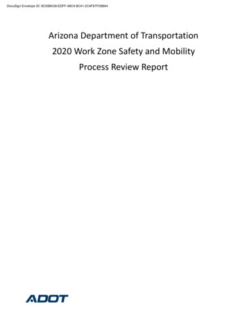 Process Review Report 2020 Work Zone Safety And Mobility Arizona .