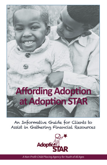 Affording Adoption At Adoption STAR