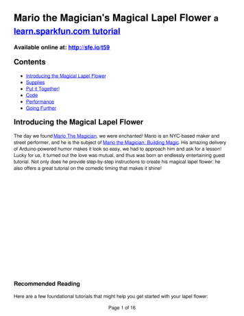 Mario The Magician's Magical Lapel Flower - Learn.sparkfun