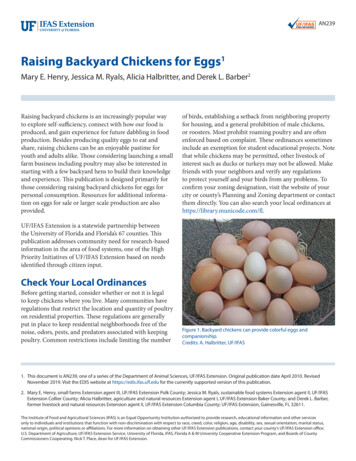 Raising Backyard Chickens For Eggs - Ask IFAS