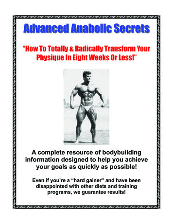 Advanced Anabolic Secrets - Anasci