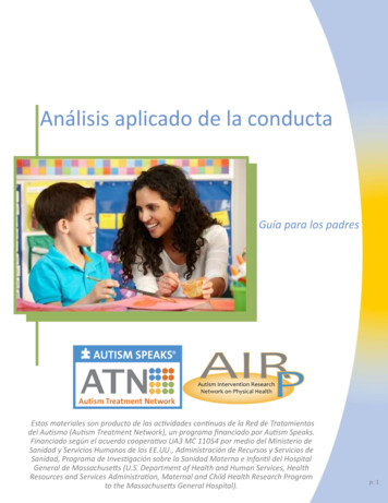 Análisis Aplicado De La Conducta - Card-usf.fmhi.usf.edu