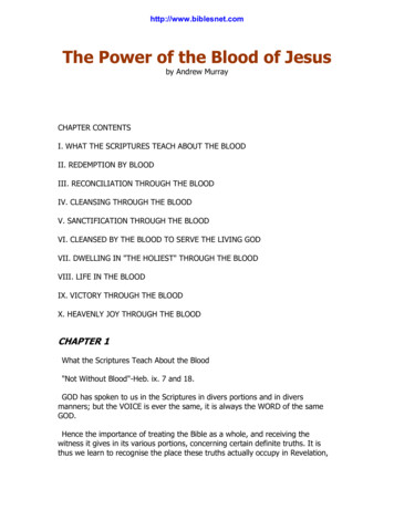 Andrew Murray The Power Of The Blood Of Jesus