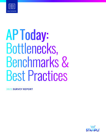 AP Today - Bottlenecks, Benchmarks & Best Practices