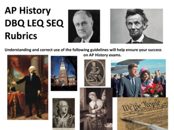 AP History DBQ LEQ SEQ Rubrics - Harry S. Truman