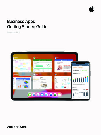 Business Apps Getting Started Guide