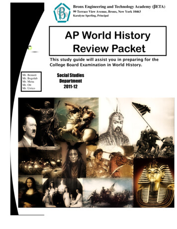 AP World History Review Packet - Forest Hills High School