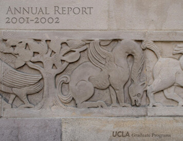 Office Of Graduate Studies - University Of California, Los Angeles
