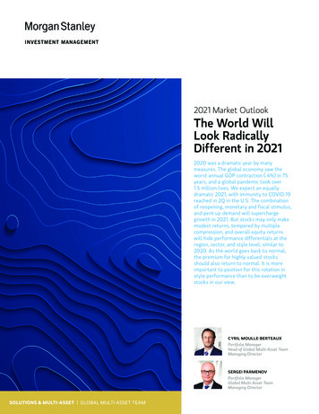 2021 Market Outlook The World Will Look Radically .