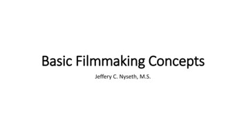 Basic Filmmaking Concepts - Viterbo University