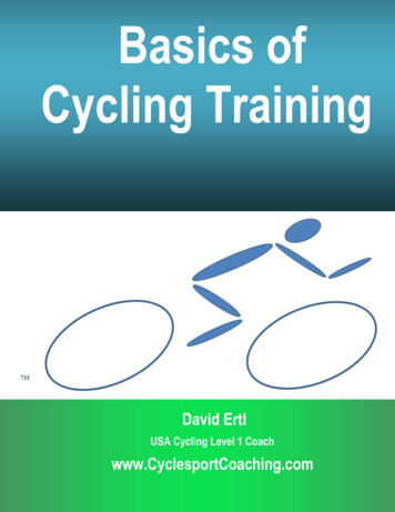 Basics Of Cycling Physiology And Training