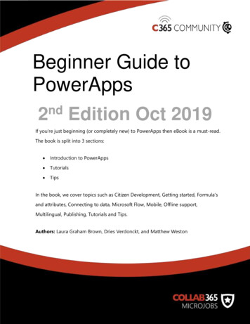Beginner Guide To PowerApps - Media.collab365 Munity