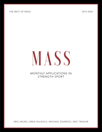 MASS - Stronger By Science