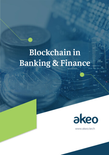 Blockchain In Banking & Finance