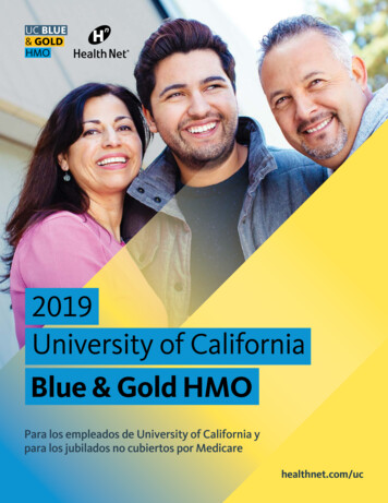 2019 University Of California - Health Net For University .