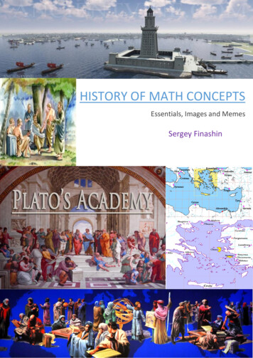History Of Math Concepts