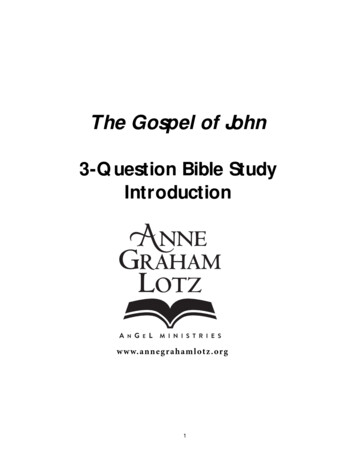 The Gospel Of John - Anne Graham Lotz