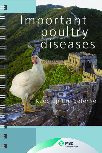 Important Poultry Diseases - California Poultry Federation .