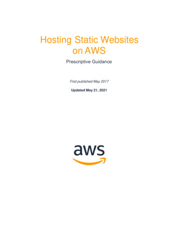 Hosting Static Websites On AWS