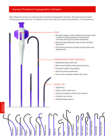 Impress Peripheral Angiographic Catheters - Merit OEM