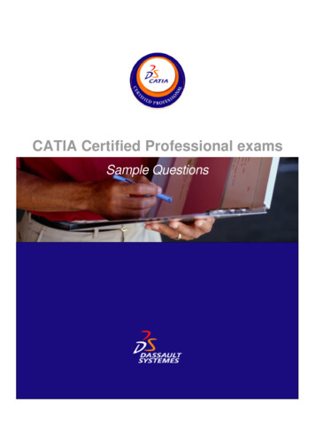 CATIA Certified Professional Exams