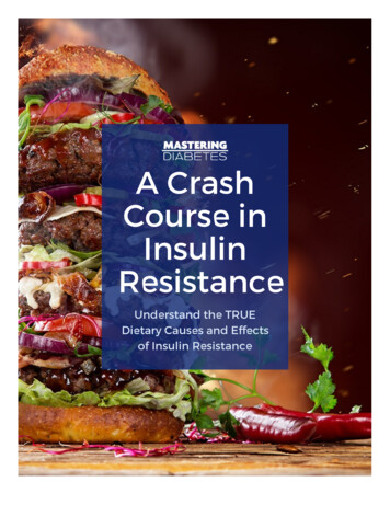 A Crash Course In Insulin Resistance - Mastering Diabetes