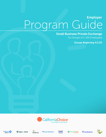 Employer Program Guide