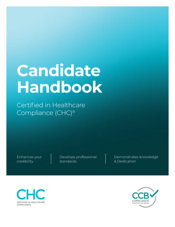 Candidate Handbook - HCCA Official Site