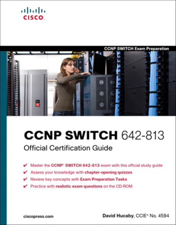 CCNP SWITCH 642-813 - Pdfiles 