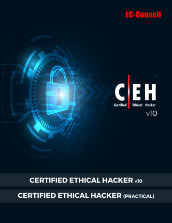 TM C E H - Certified Ethical Hacker InfoSec Cyber .