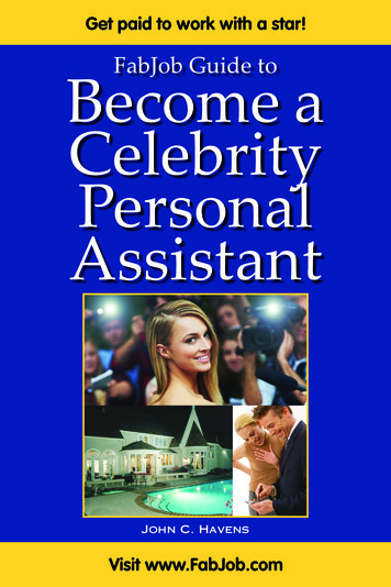 FabJob Guide To Become A Celebrity Personal Assistant
