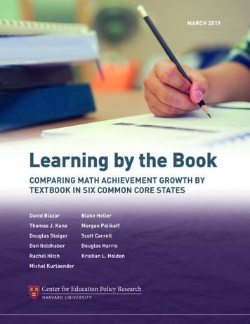 CEPR Curriculum Report Learning By The Book