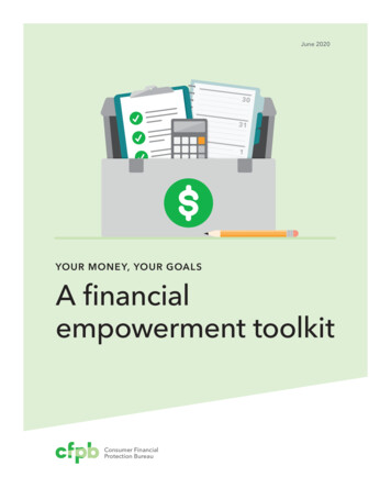YOUR MONEY, YOUR GOALS: A Financial Empowerment Toolkit