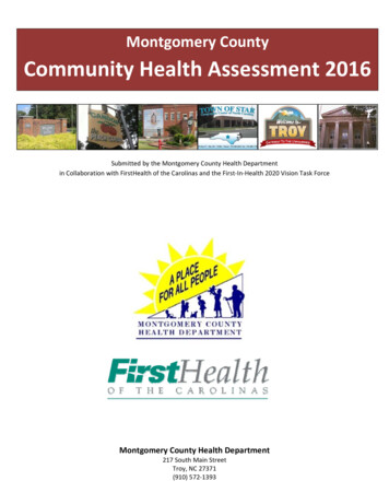 Montgomery County Community Health Assessment 2016