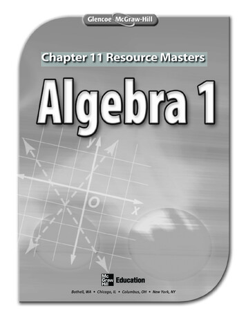 Chapter 11 Resource Masters - Commack Schools