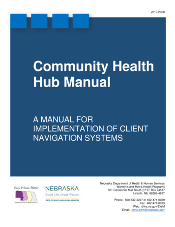 Community Health Hub Manual