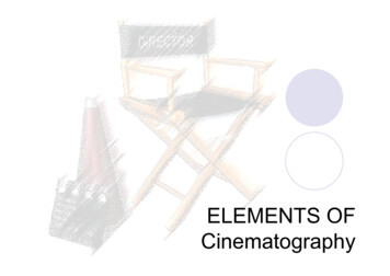 ELEMENTS OF Cinematography - Filmartappreciation