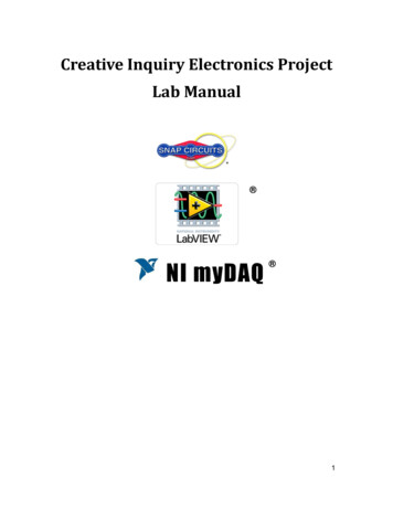 Creative Inquiry Electronics Project Lab Manual