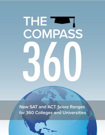 Compass 360 College Profiles New SAT And ACT
