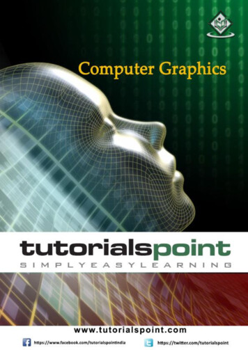 Computer Graphics - Tutorialspoint
