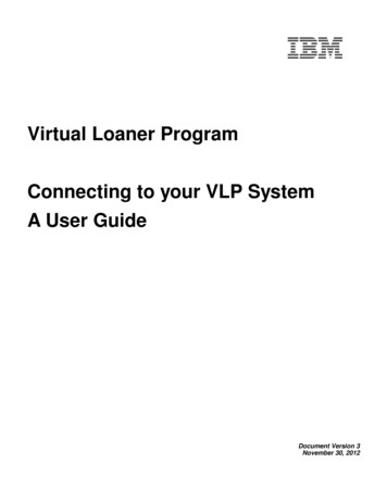 Connecting To Your VLP System A User . - IBM PartnerWorld