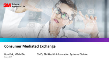 Consumer Mediated Exchange - Executives For Health Innovation