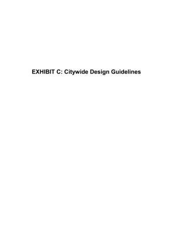 EXHIBIT C: Citywide Design Guidelines