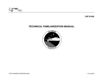 CRJ700/900 Technical Familiarization Manual