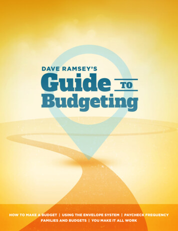 Dave Ramsey Guide To Budgeting - WordPress 